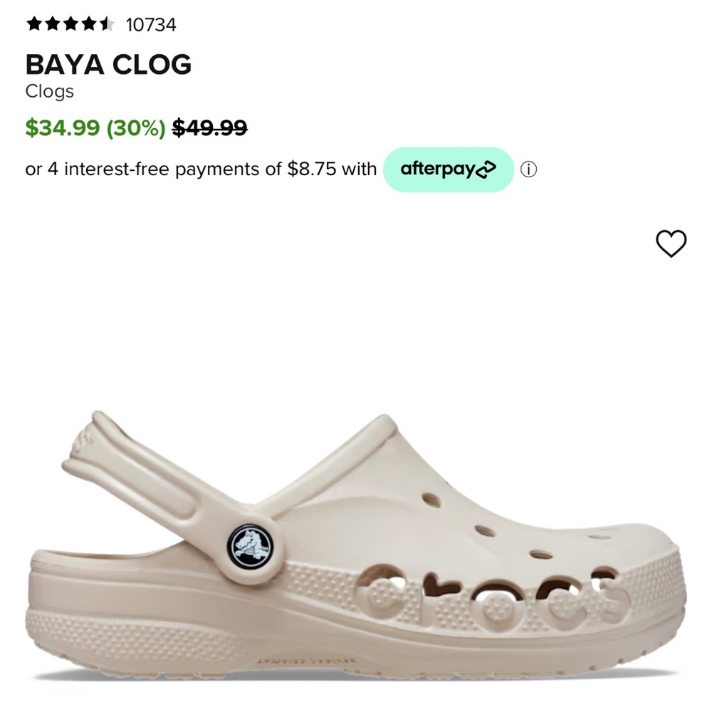 New BAYA CLOGS sz 6 in cobblestone color